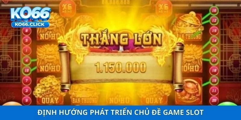Định hướng phát triển chủ đề game slot