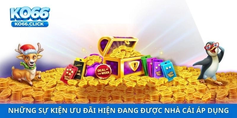Những sự kiện ưu đãi hiện đang được nhà cái áp dụng
